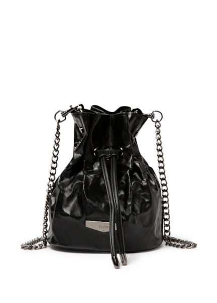 Bolsa Crossbody Bag Hera Techno Leather Ellus Preto