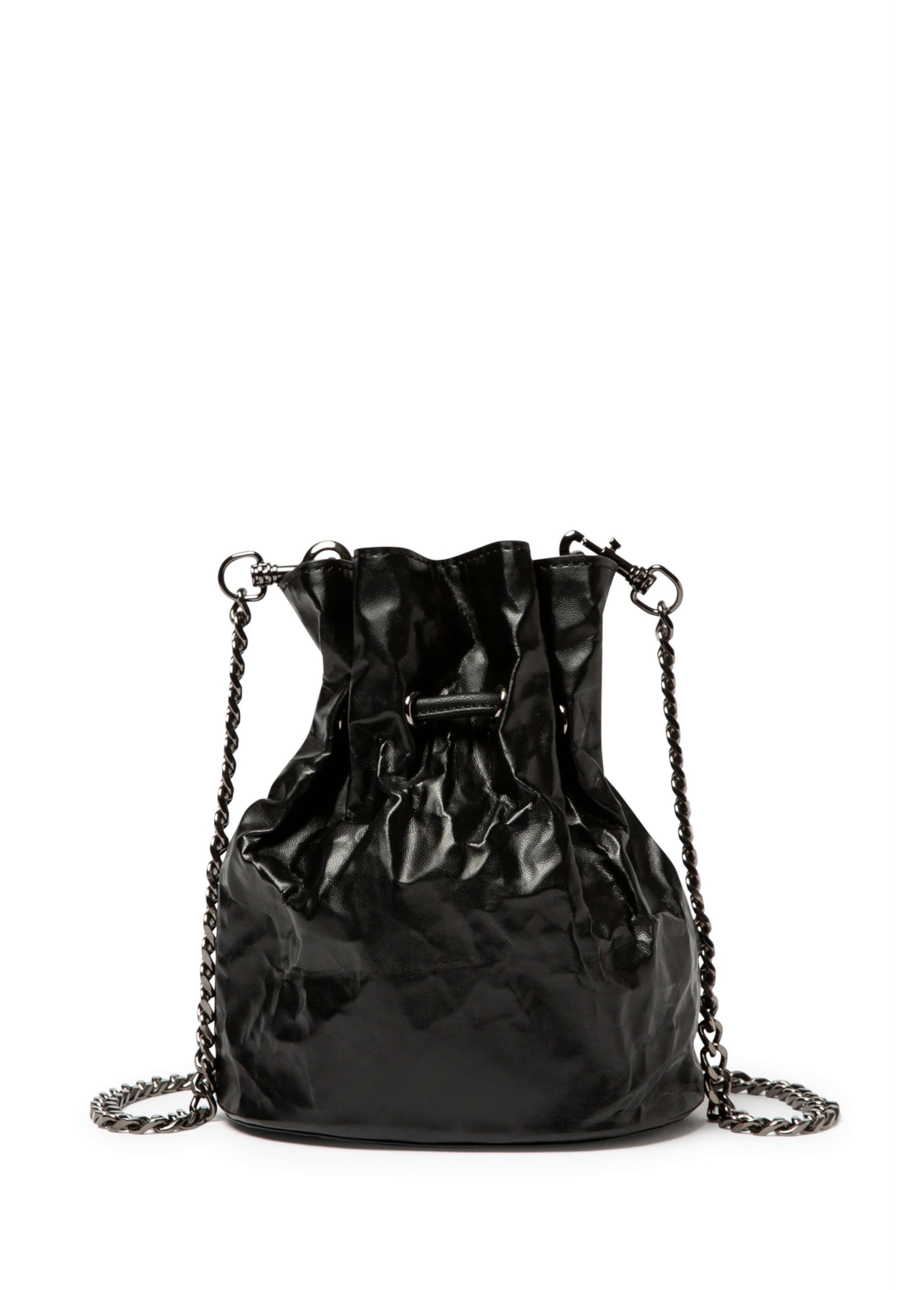 Bolsa Crossbody Bag Hera Techno Leather Ellus Preto