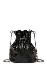 Bolsa Crossbody Bag Hera Techno Leather Ellus Preto