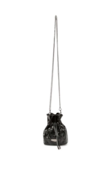 Bolsa Crossbody Bag Hera Techno Leather Ellus Preto