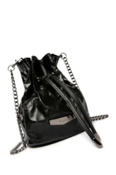 Bolsa Crossbody Bag Hera Techno Leather Ellus Preto