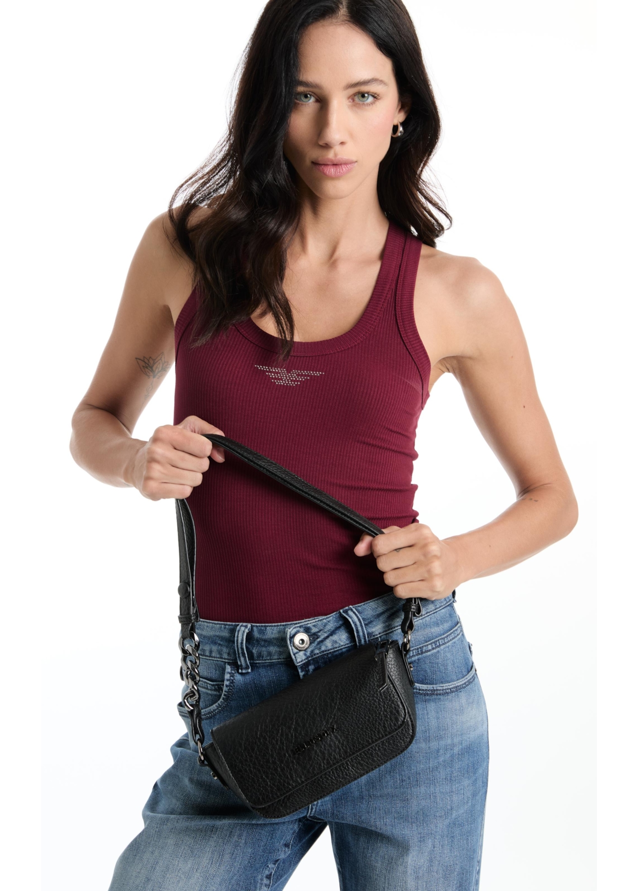 Bolsa Crossbody Bag Marie Ellus Preto