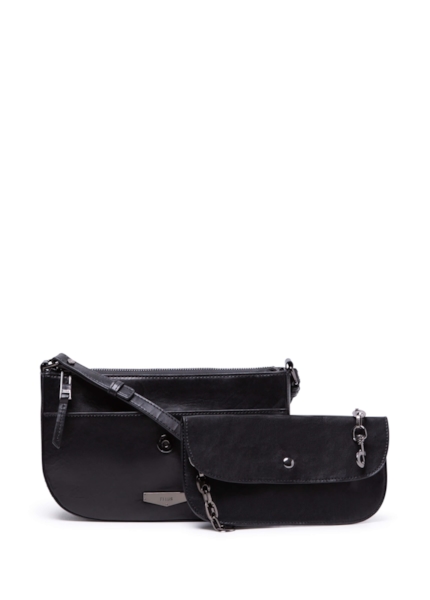 Bolsa Crossbody Lotus Techno Preto