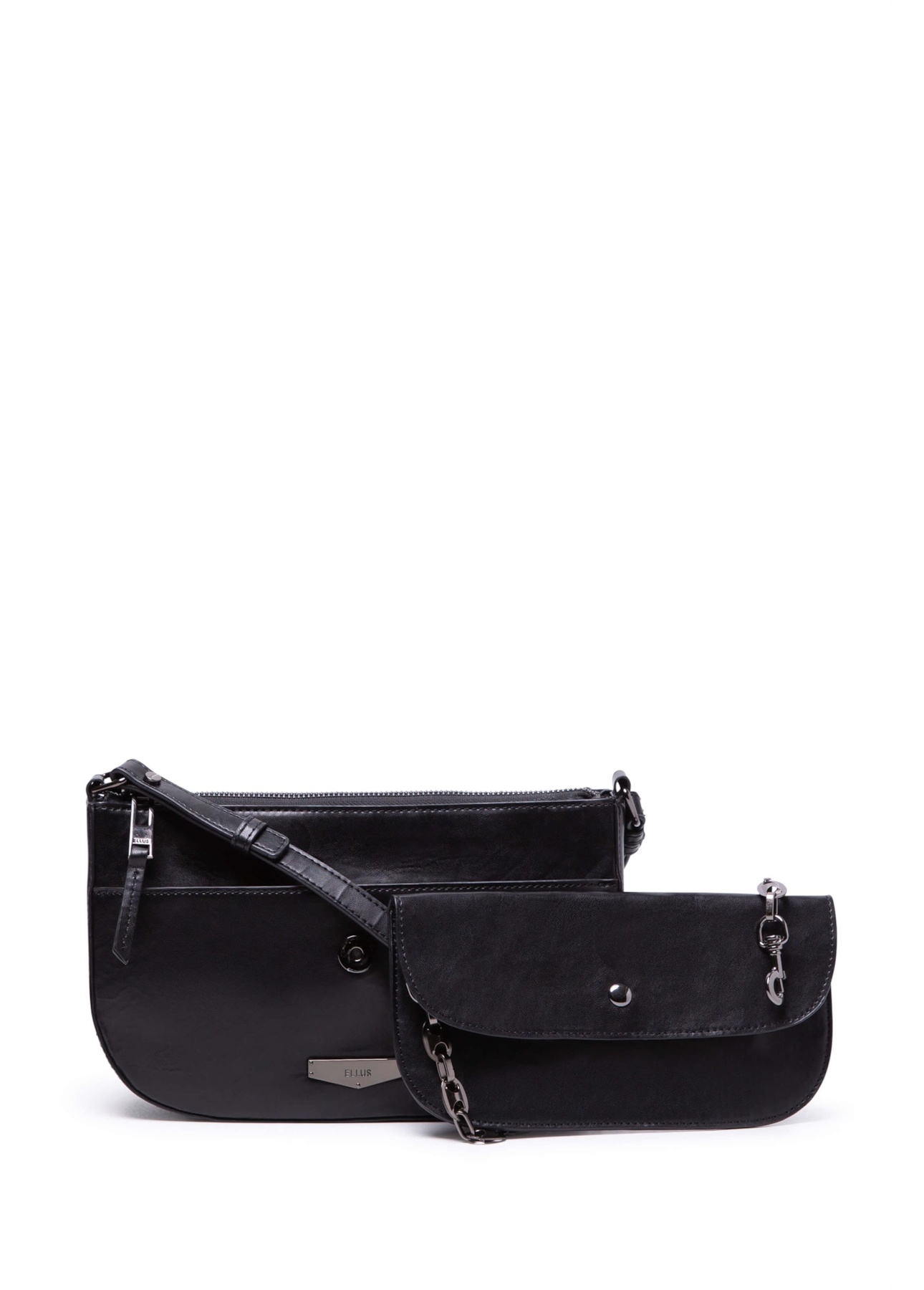 Bolsa Crossbody Lotus Techno Preto