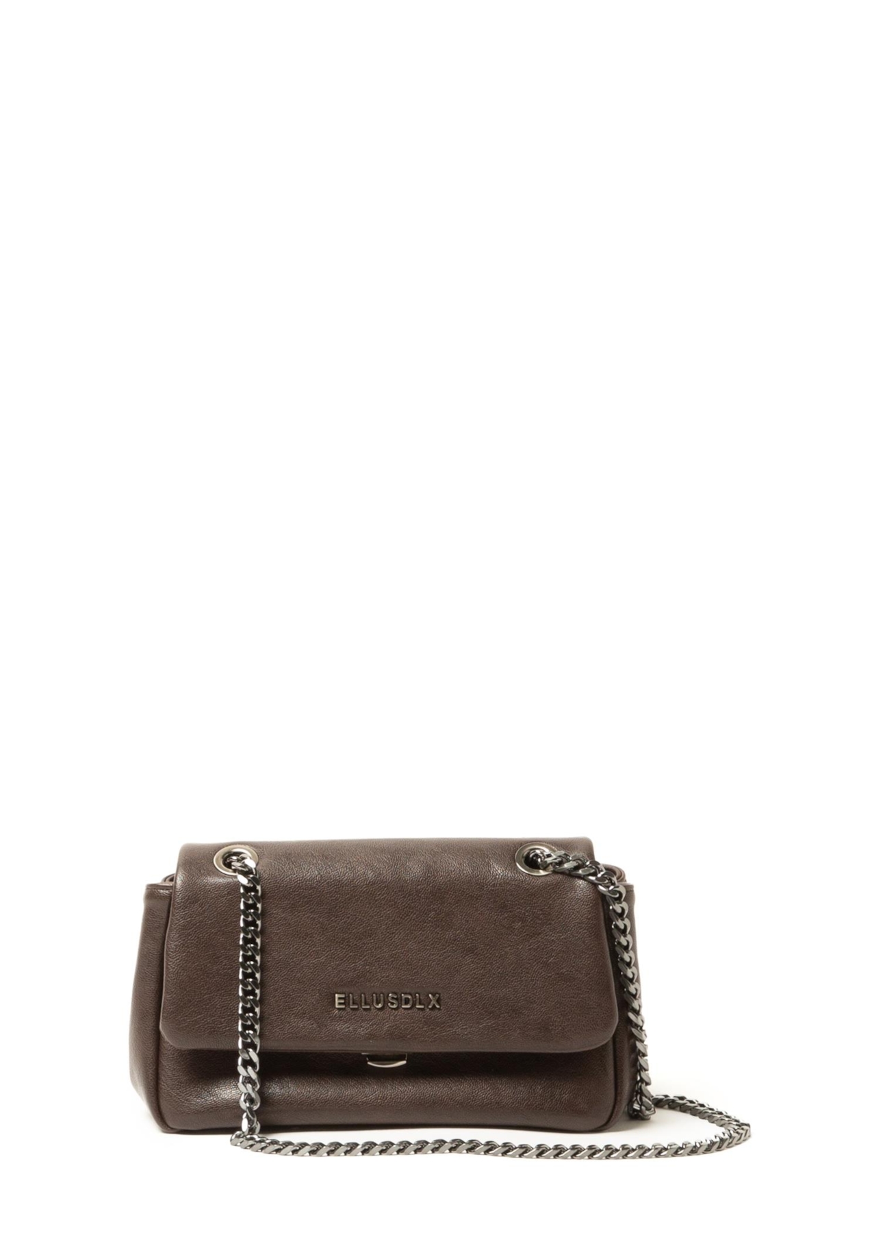 Bolsa Crossbody Millie Ellus Dark Brown