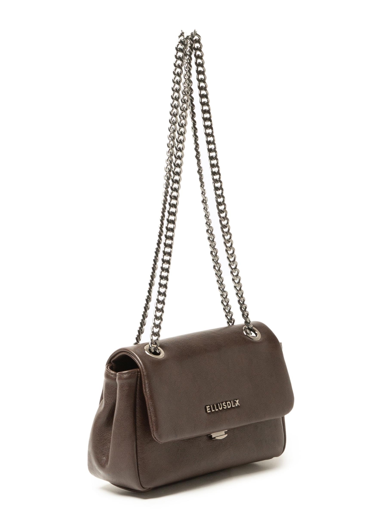 Bolsa Crossbody Millie Ellus Dark Brown