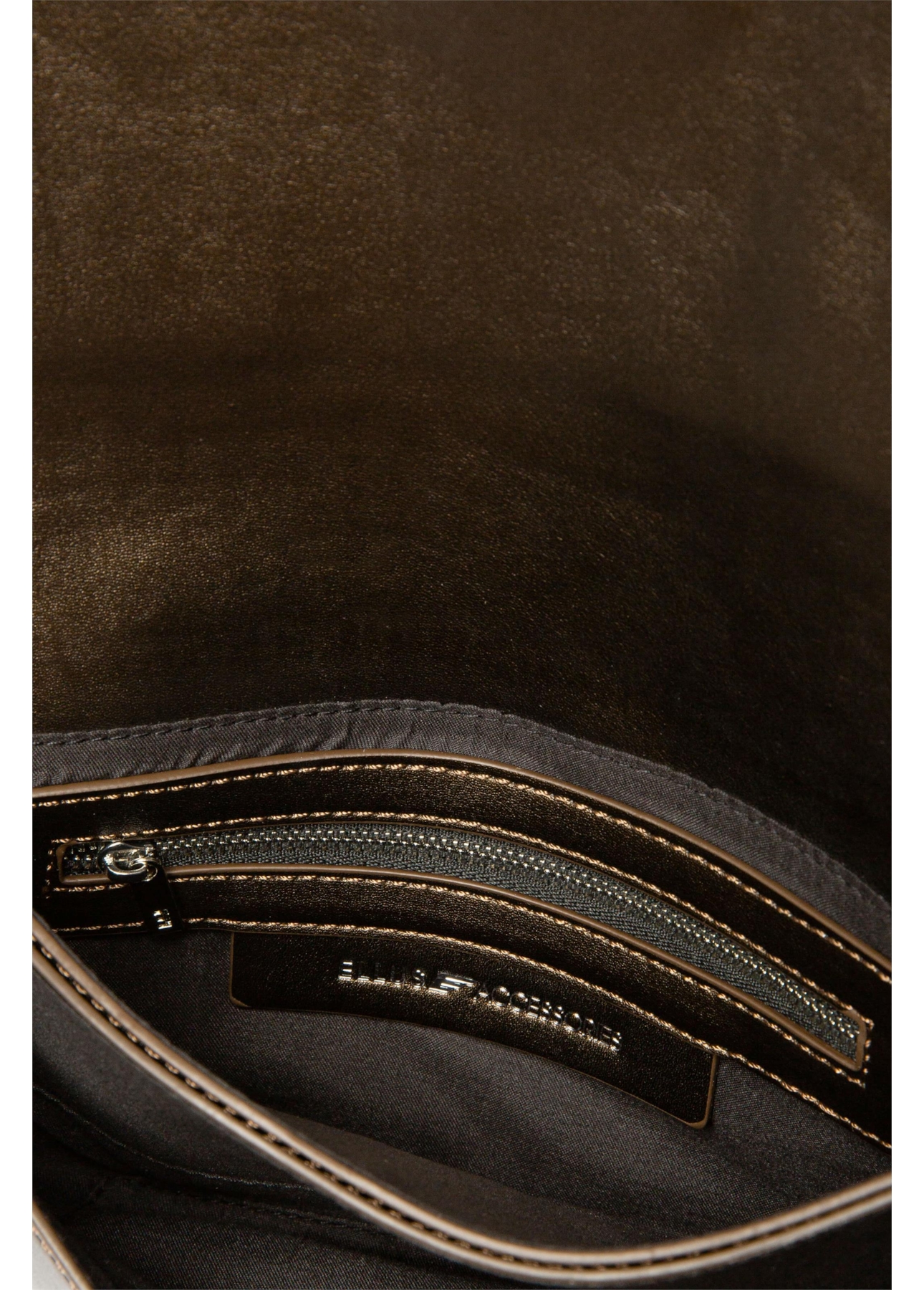 Bolsa Crossbody Mininal Bag Ellus Dark Brown
