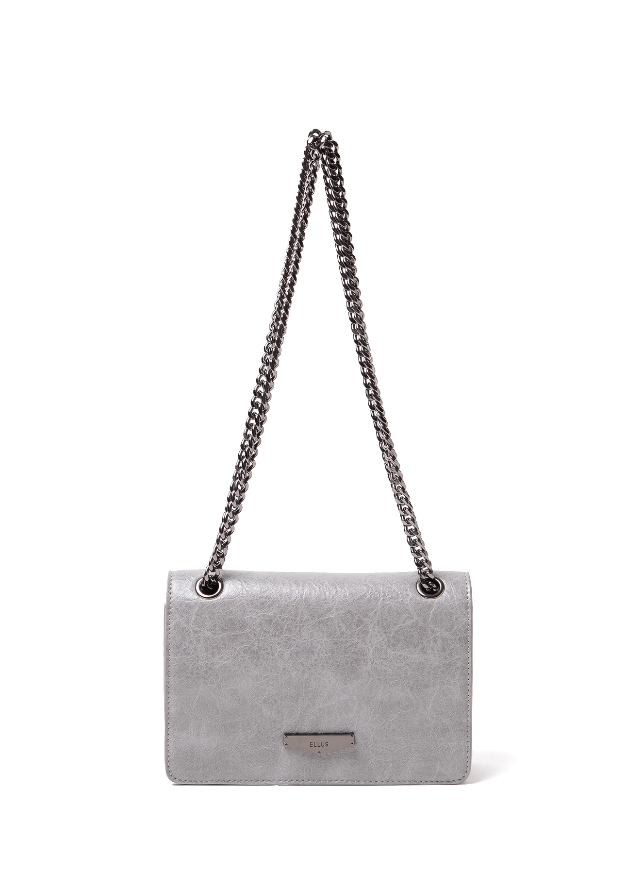 Bolsa Crossbody Steph Ellus Cinza Claro