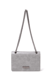 Bolsa Crossbody Steph Ellus Cinza Claro