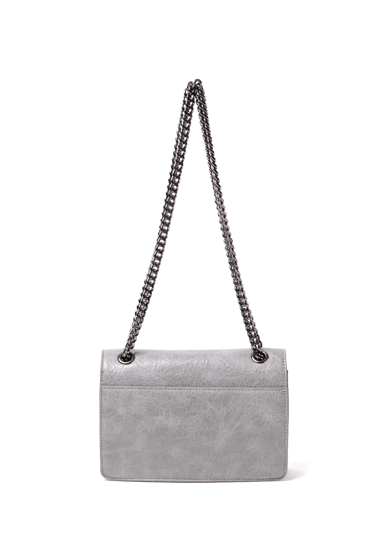 Bolsa Crossbody Steph Ellus Cinza Claro