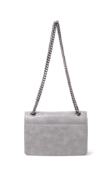 Bolsa Crossbody Steph Ellus Cinza Claro