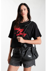 Bolsa de Ombro Ava Ellus  Preto