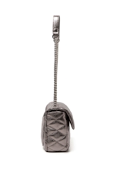 Bolsa Diana Crossbody Bag Ellus Silver Gray