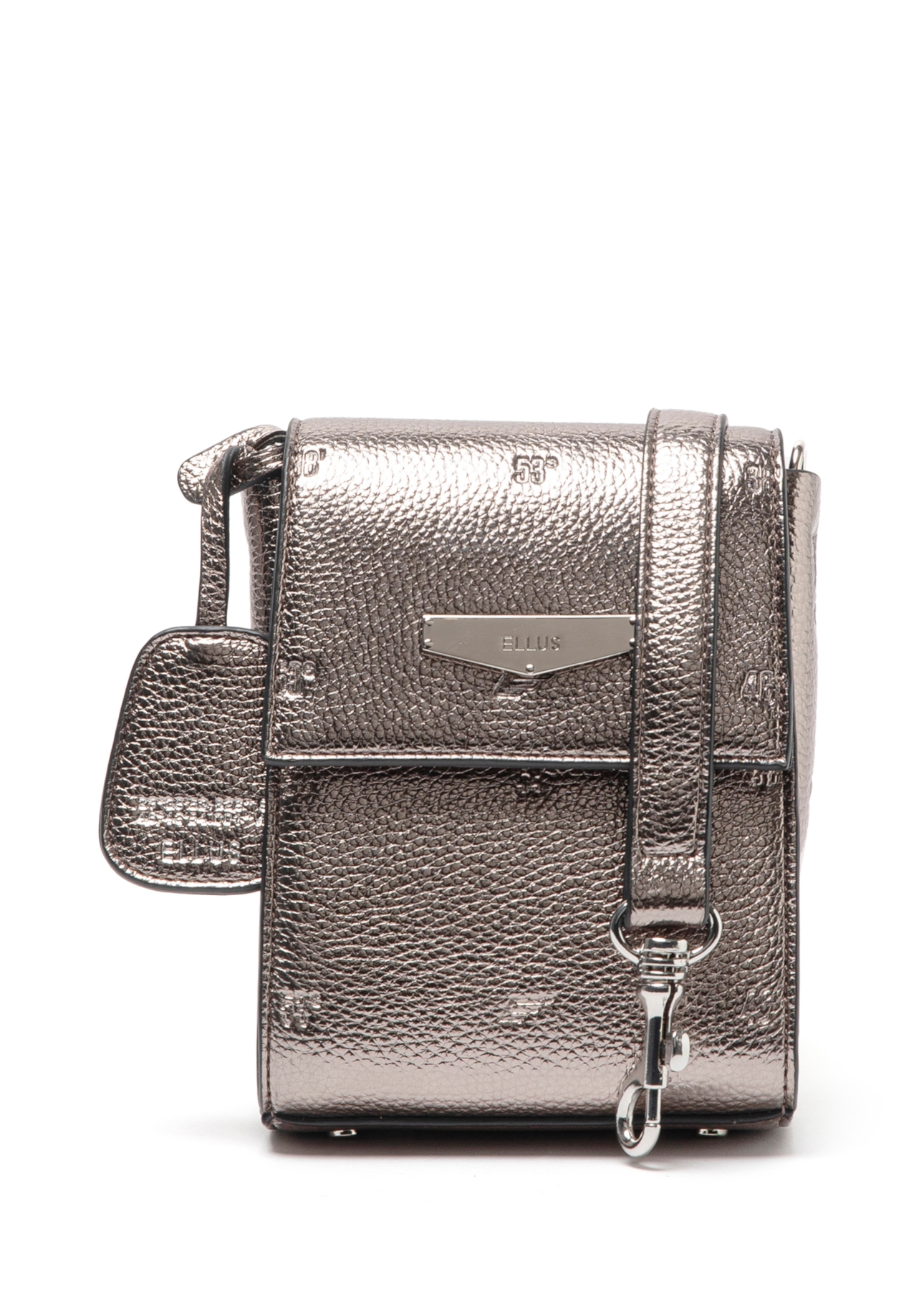 Bolsa Dna Crossbody Bag Silver Gray