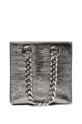 Bolsa Ellus Crossbody Bag Classic Chain Prata