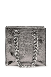 Bolsa Ellus Crossbody Bag Classic Chain Prata