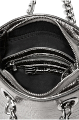 Bolsa Ellus Crossbody Bag Classic Chain Prata