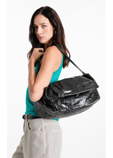 Bolsa Grande Evelyn Ellus Preto