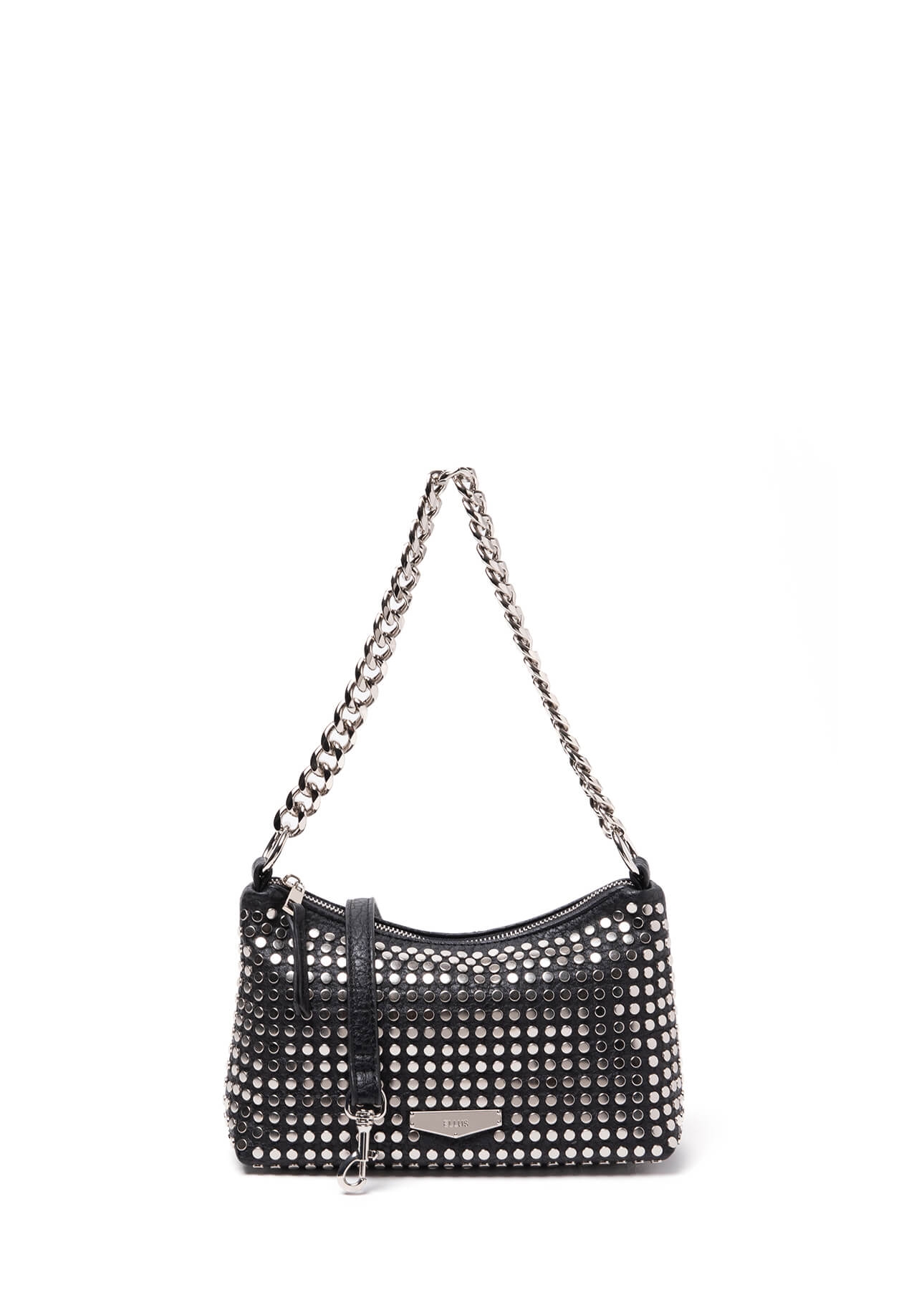 Bolsa Hobo Bag Hailey Ellus Preto