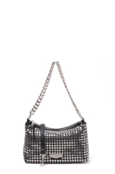 Bolsa Hobo Bag Hailey Ellus Preto