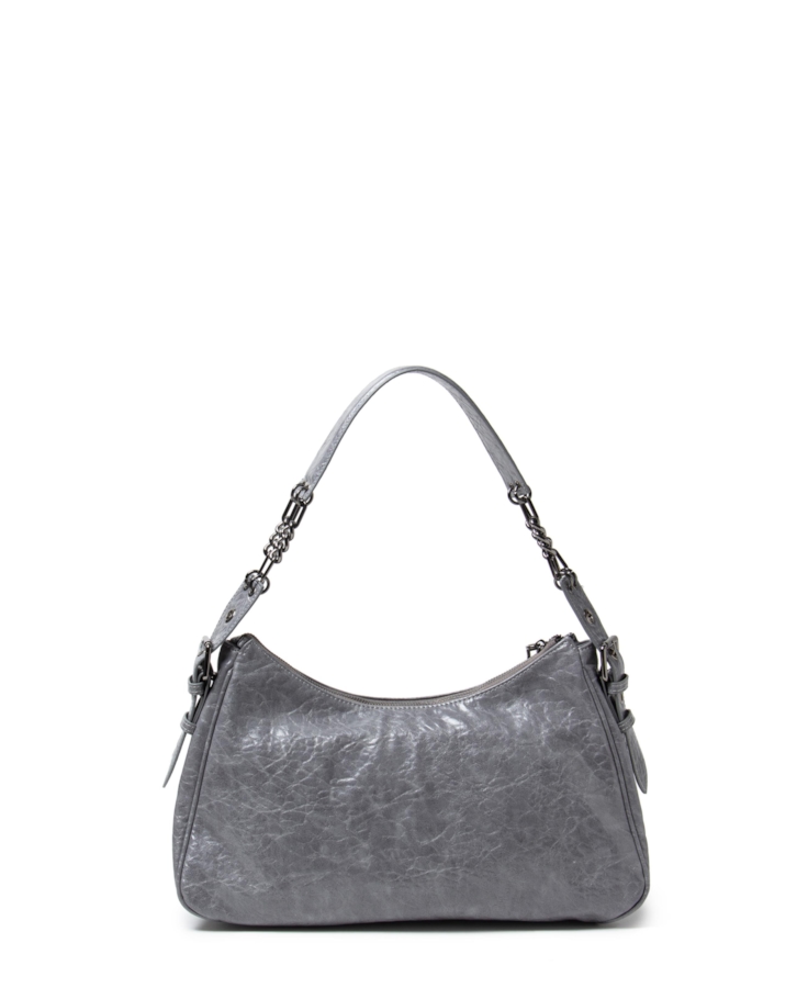 Bolsa Hobo Bag Magnolia Ellus Cinza Claro