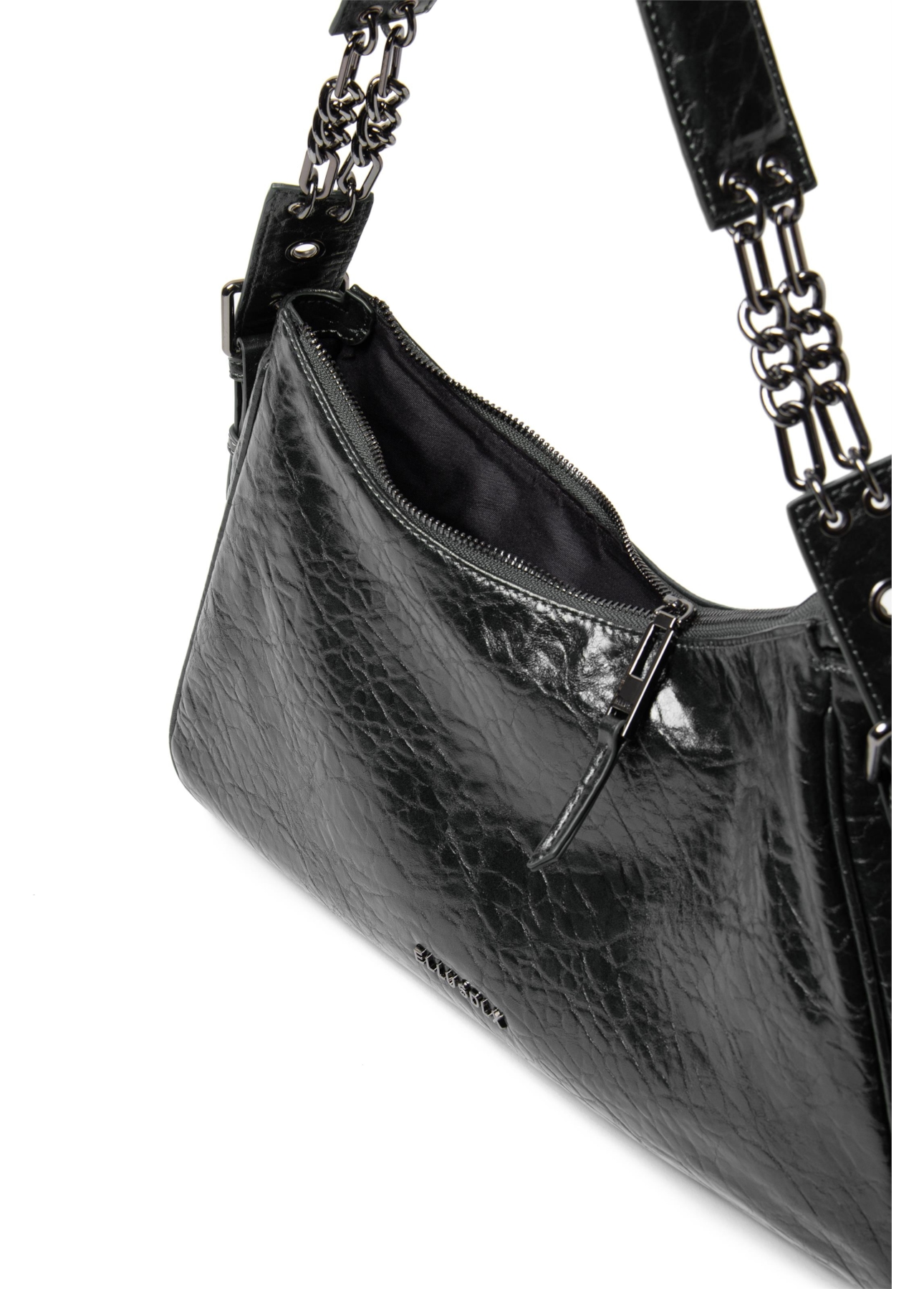 Bolsa Hobo Bag Magnolia Ellus Preto