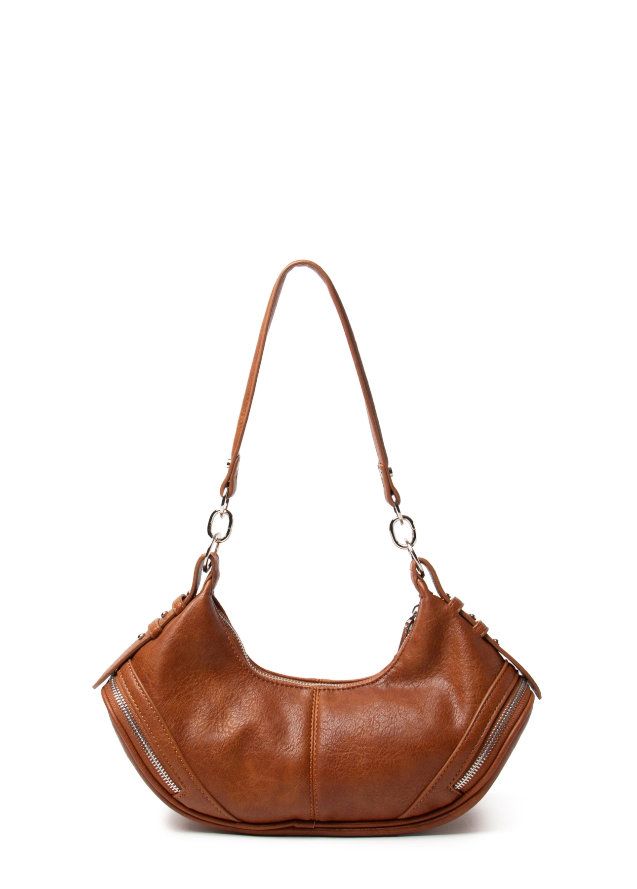 Bolsa Hobo Bag Melina Ellus Caramelo