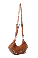 Bolsa Hobo Bag Melina Ellus Caramelo