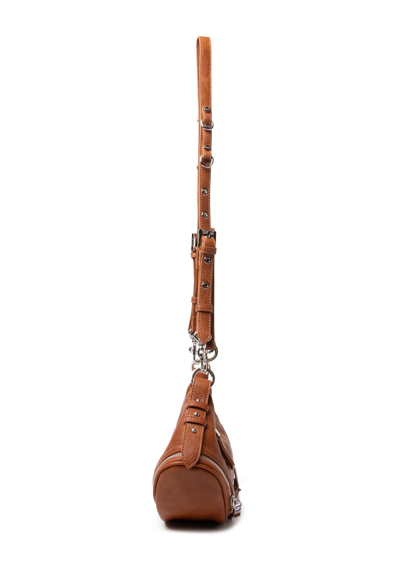 Bolsa Hobo Bag Melina Ellus Caramelo