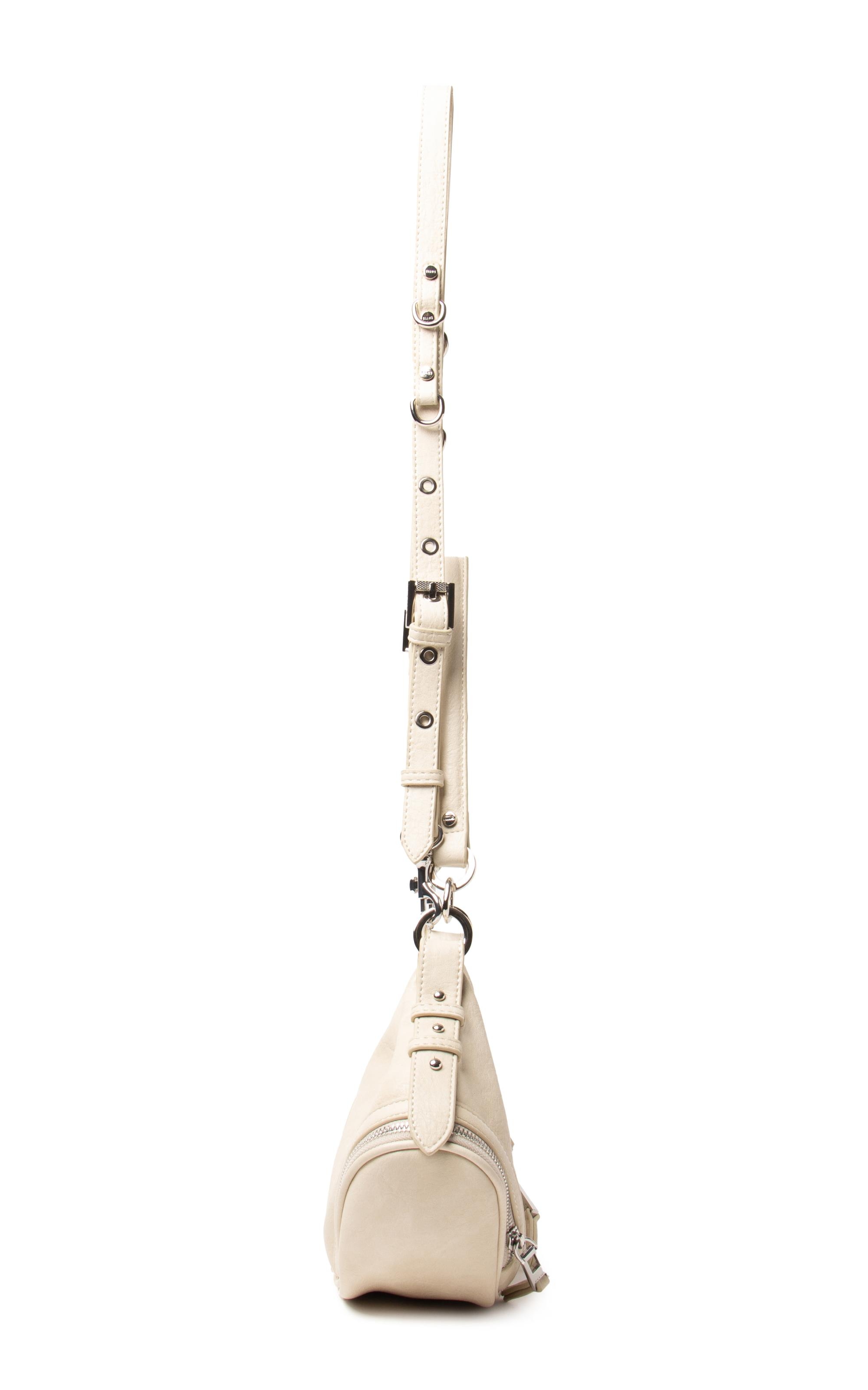 Bolsa Hobo Bag Melina Ellus Off White
