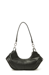 Bolsa Hobo Bag Melina Ellus Preto