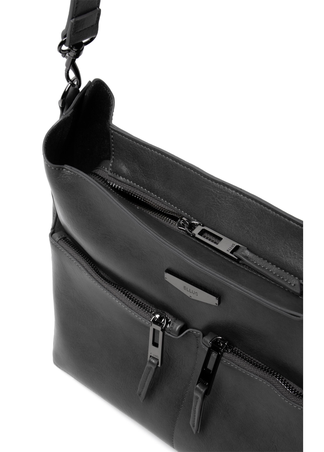 Bolsa Hobo Bag Utilitary Ellus Grafite