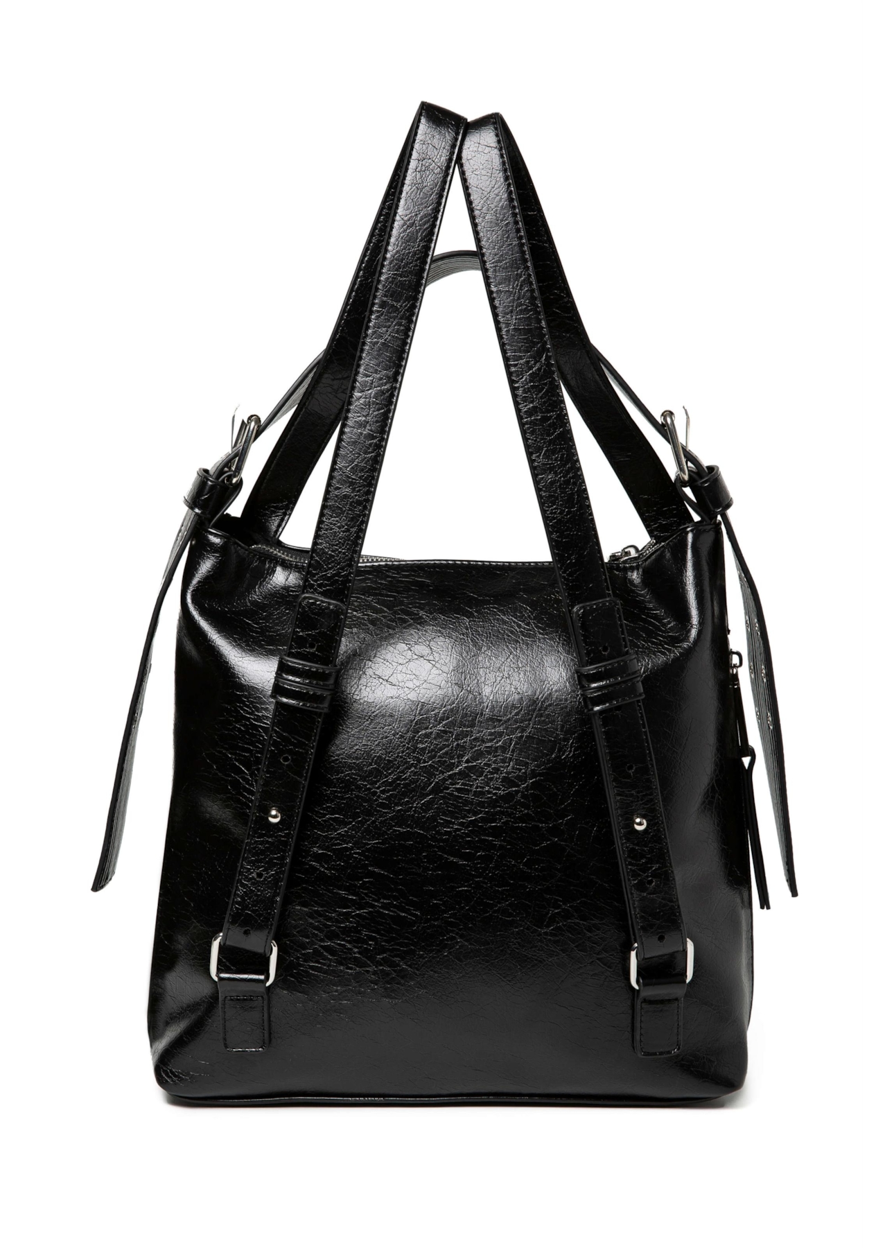 Bolsa Hobo e Mochila Ellus Preto