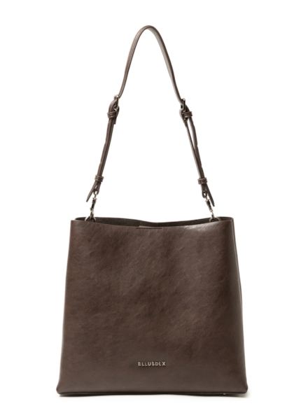 Bolsa Hobo Millie Ellus Dark Brown