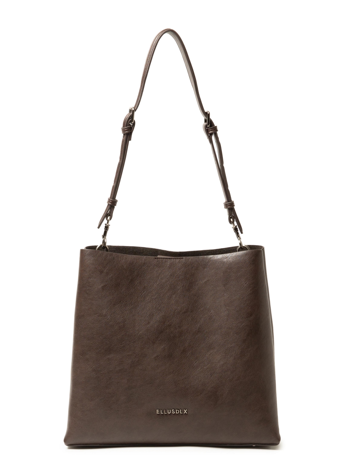 Bolsa Hobo Millie Ellus Dark Brown