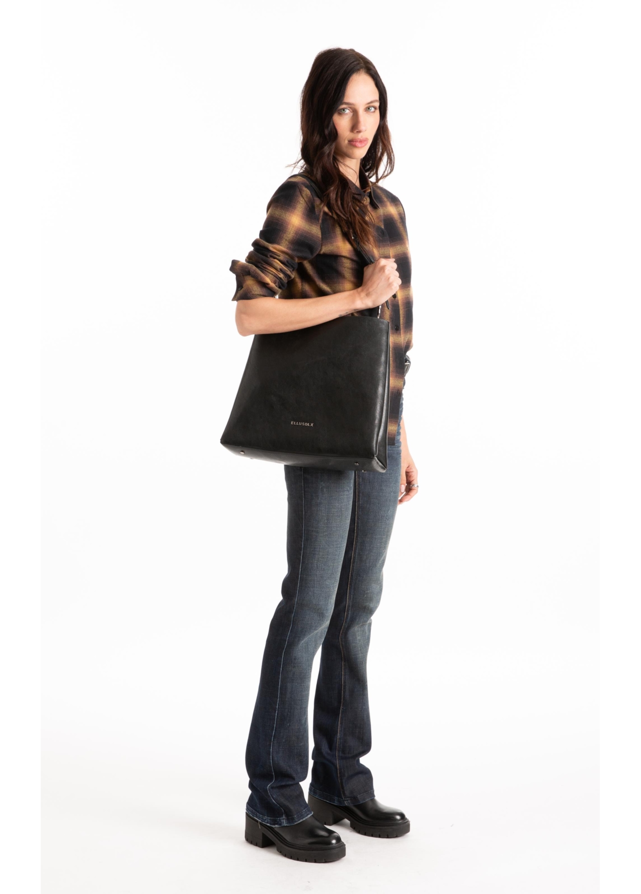 Bolsa Hobo Millie Ellus Preto