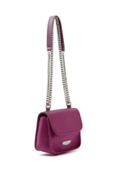 Bolsa Mini Bag Chain Detail Roxo