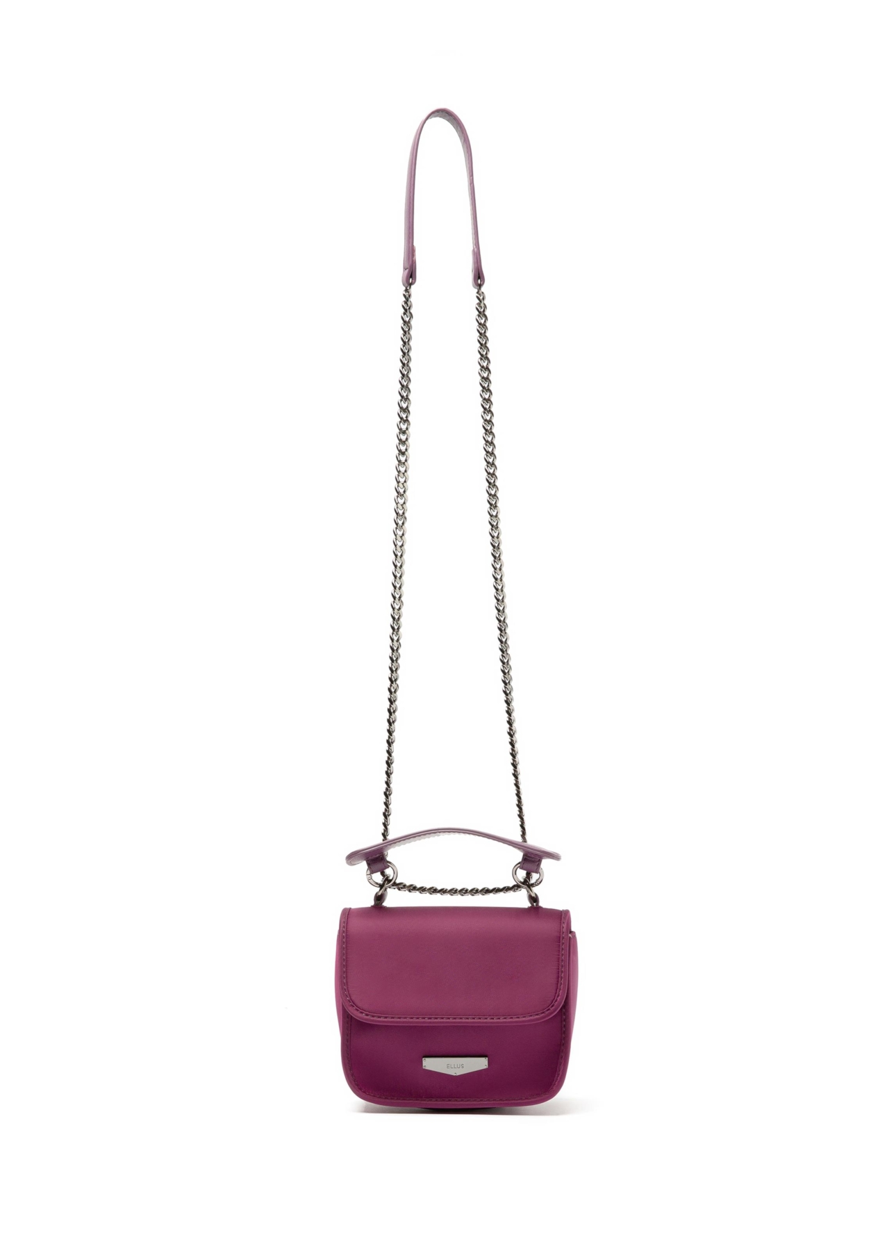 Bolsa Mini Bag Chain Detail Roxo