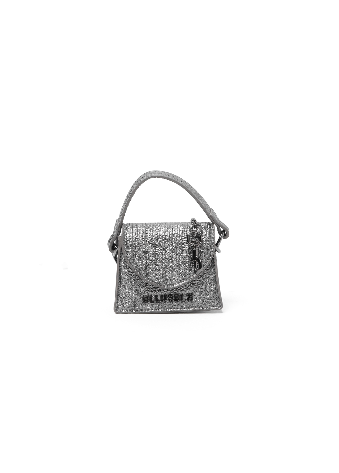 Bolsa Mini Crossbody Bag Sophia Silver Gray