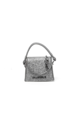 Bolsa Mini Crossbody Bag Sophia Silver Gray