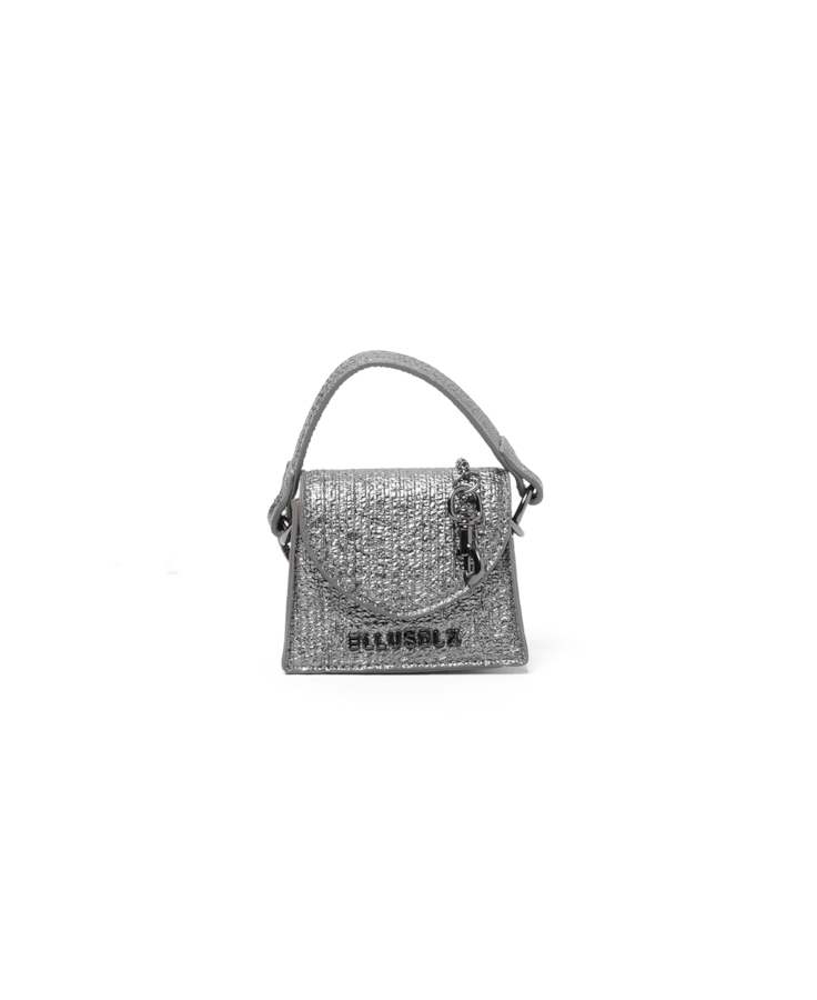 Bolsa Mini Crossbody Bag Sophia Silver Gray