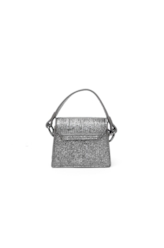 Bolsa Mini Crossbody Bag Sophia Silver Gray
