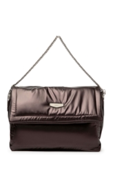 Bolsa New Nylon Puffer Bag Ellus Dark Wine