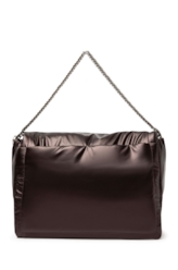 Bolsa New Nylon Puffer Bag Ellus Dark Wine