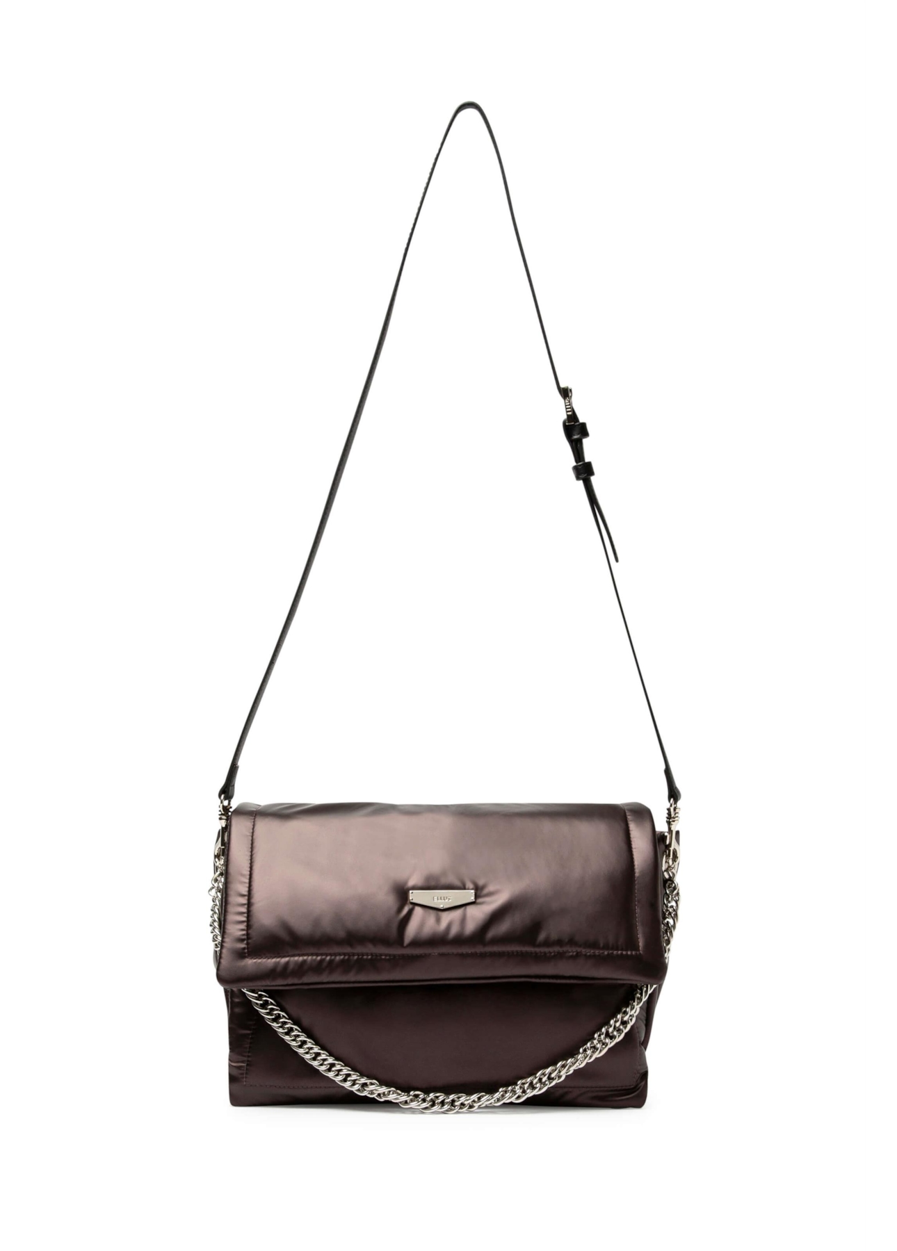 Bolsa New Nylon Puffer Bag Ellus Dark Wine