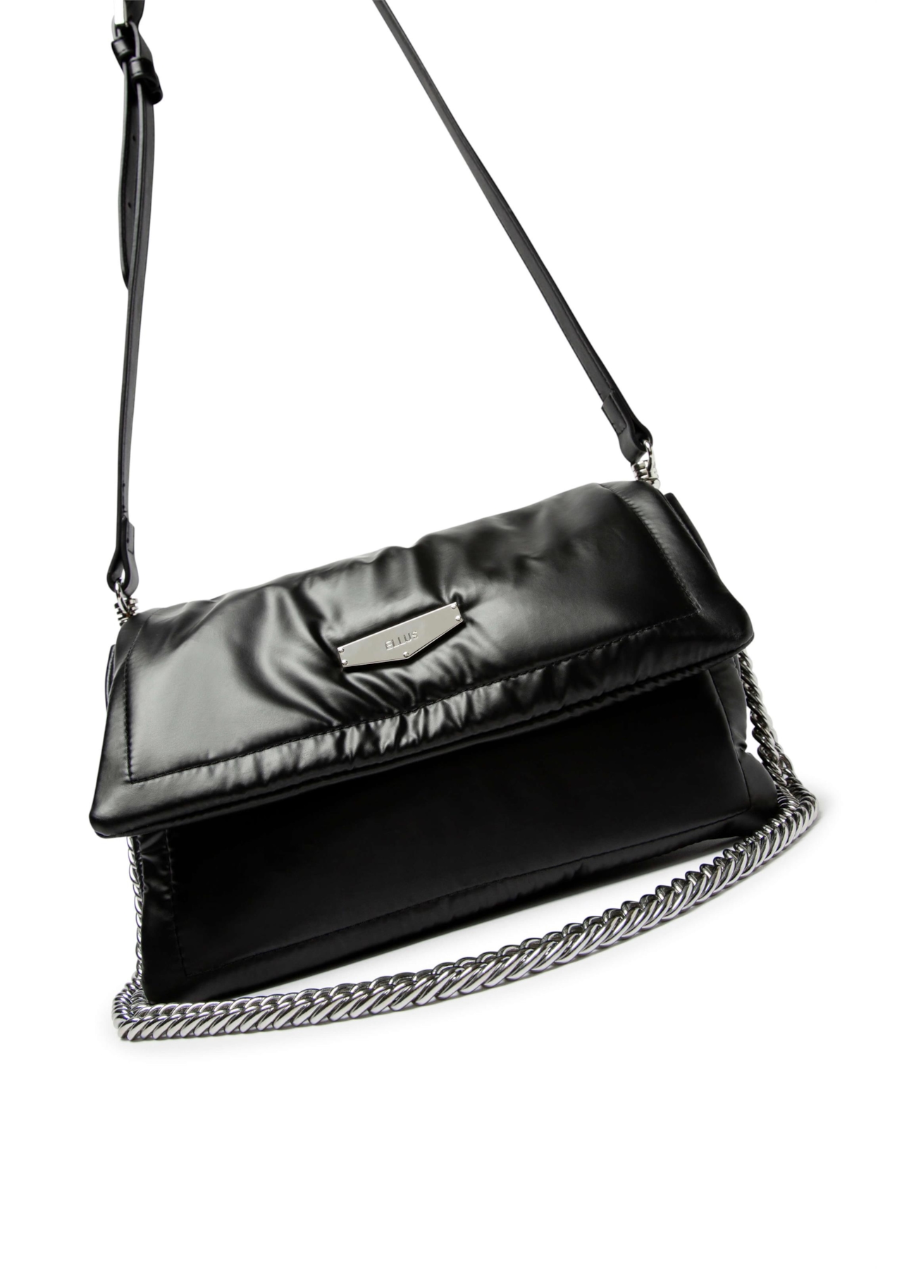 Bolsa New Nylon Puffer Bag Ellus Preto