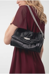 Bolsa New Nylon Puffer Bag Ellus Preto