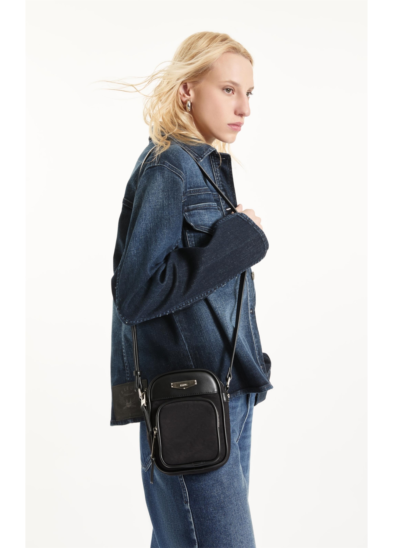 Bolsa Nylon Camera Bag Valerie Preto