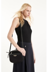 Bolsa Nylon Crossbody Valerie Preto