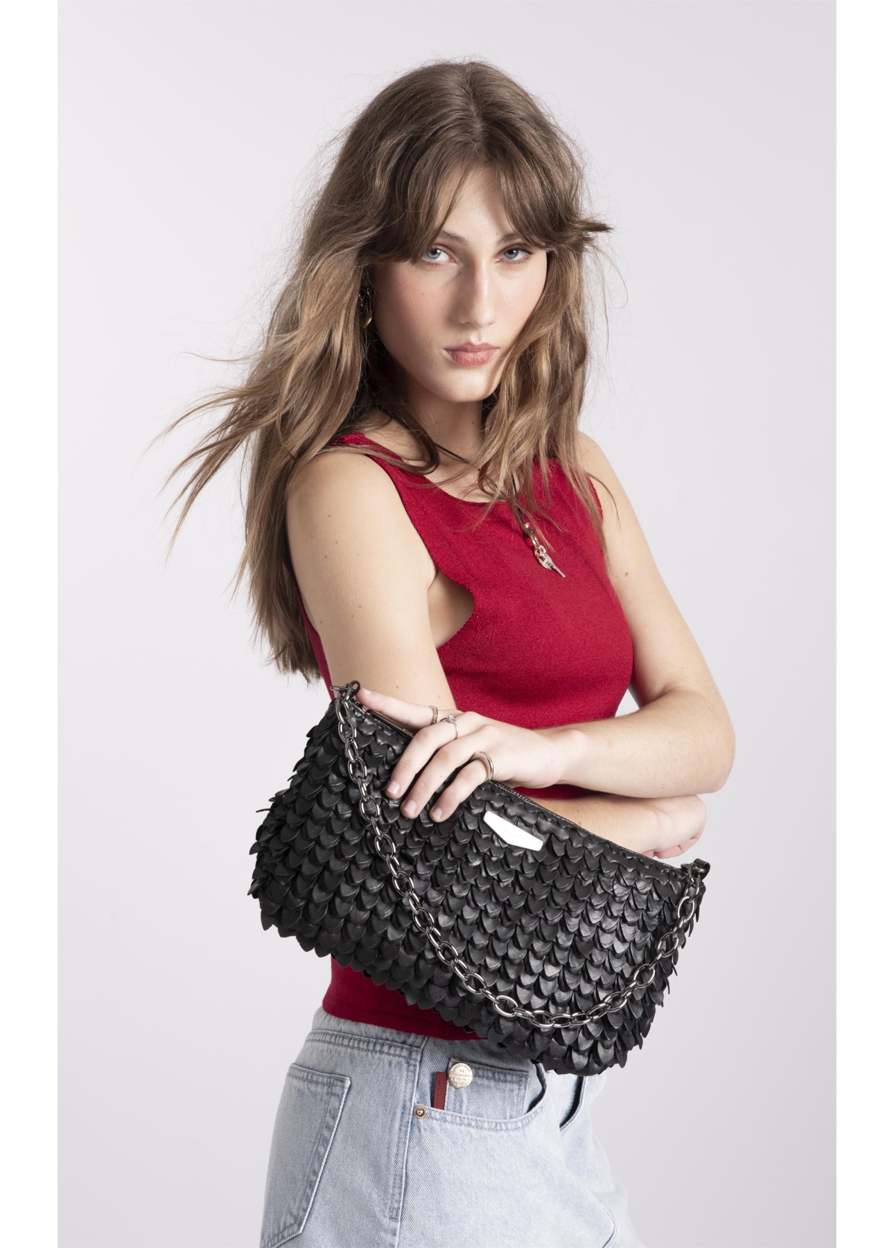 Bolsa Ophira Crossbody Preto